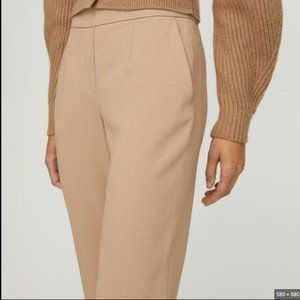 Aritzia Conan Pant Babaton Full Length Honey Beige 8 NWT